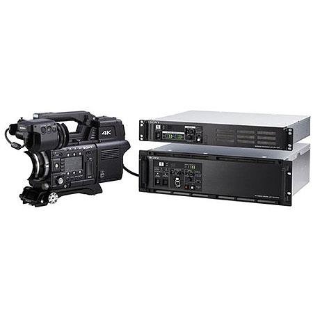 Sony PMW-F55 4K Live Package, Includes PMW-F55 Camera, CA4000 Camera Adapter, BPU4000 Baseband Processor Unit and VCT-FSA5 Shoulder Mount Adapter