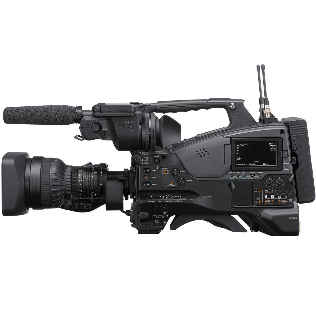 Sony PXW-Z750 4K HDR XDCAM 2/3-Type 3-Chip CMOS Shoulder-Mount Camcorder with Global Shutter